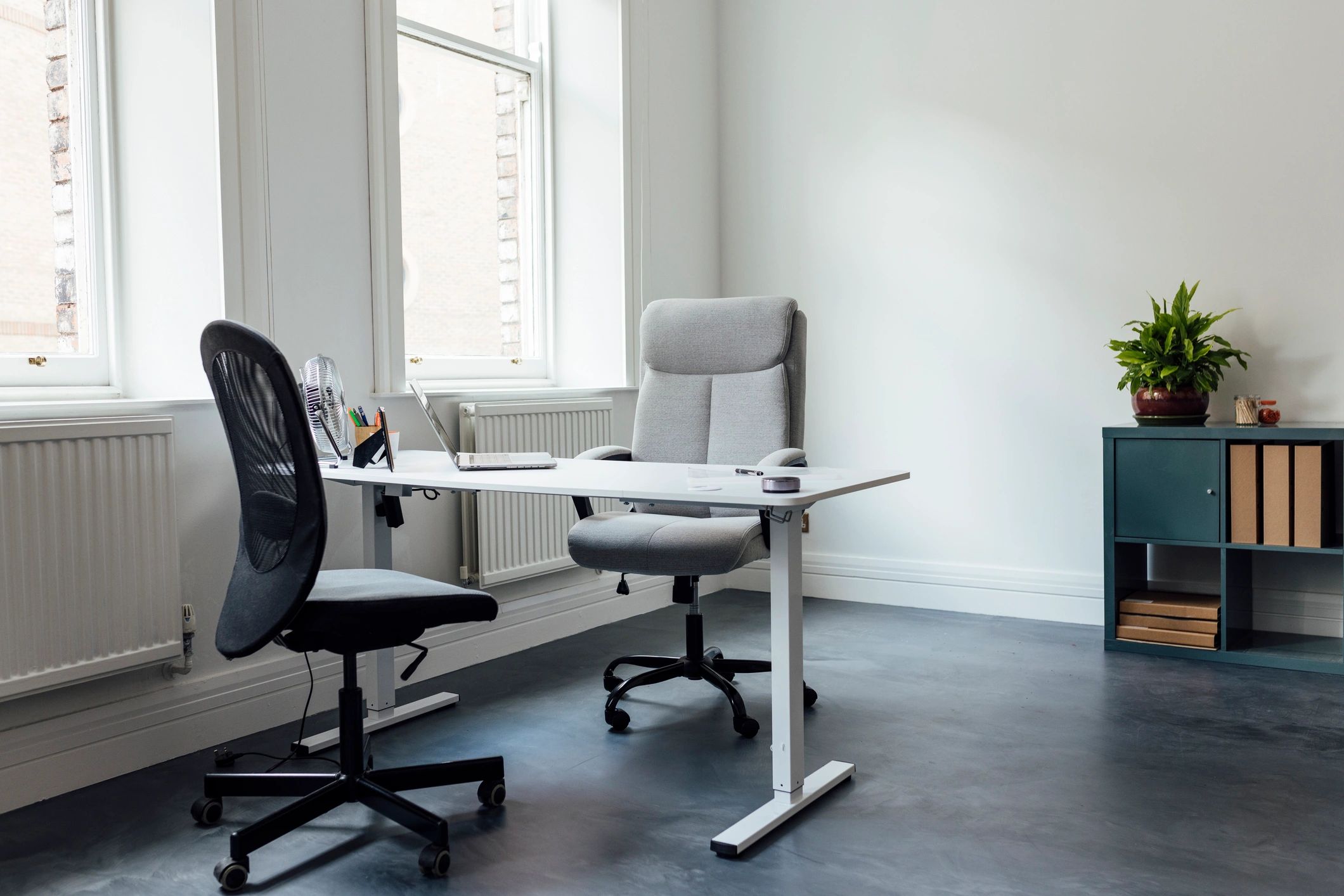 Professional office interior representing data security and business operations
